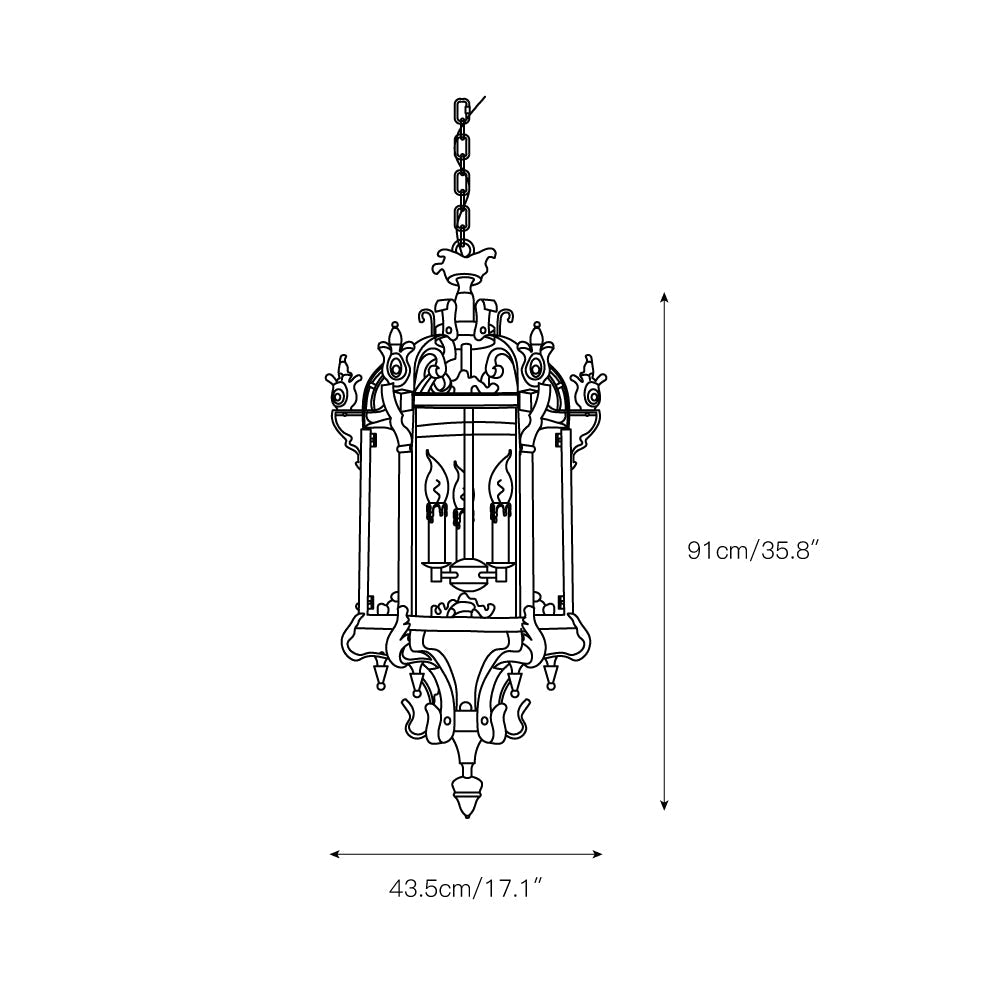 Metropolitan Lantern Chandelier — view 3