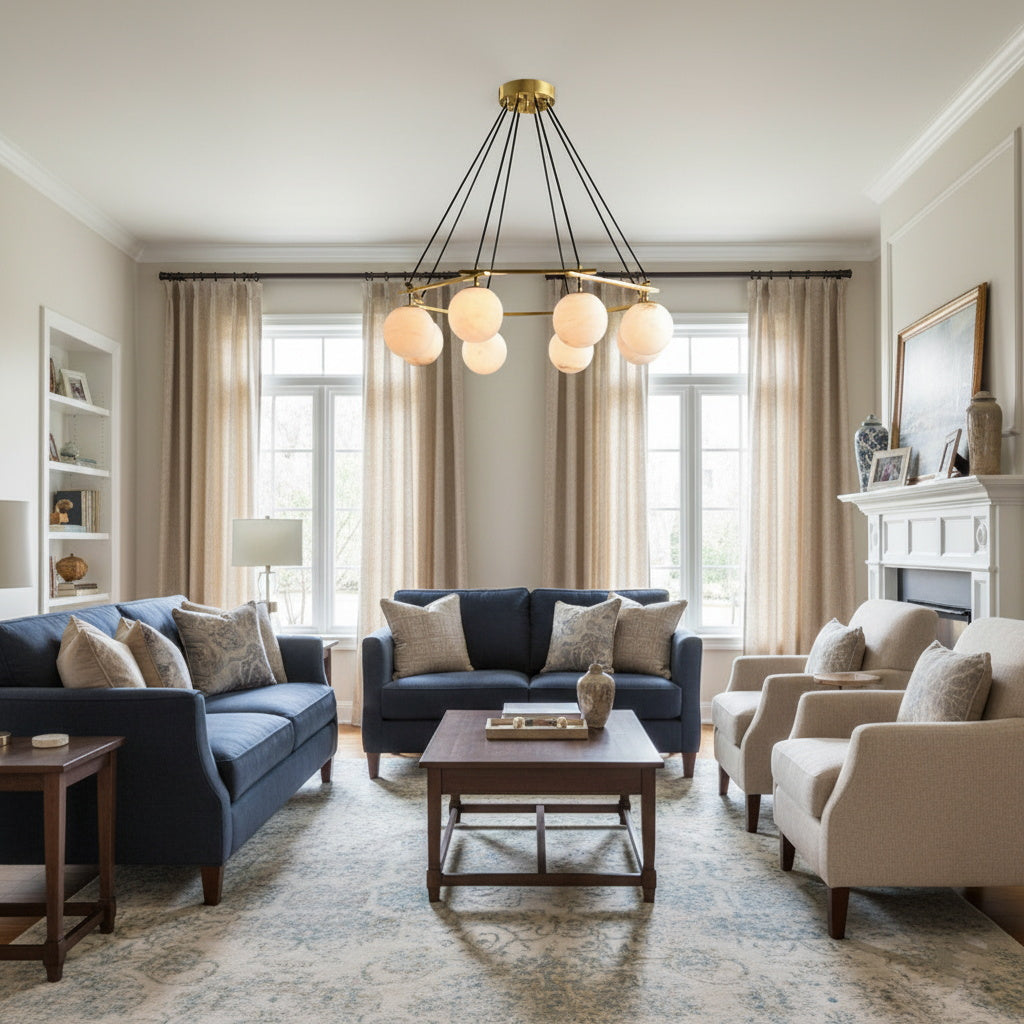 Miira Alabaster Chandelier — view 6