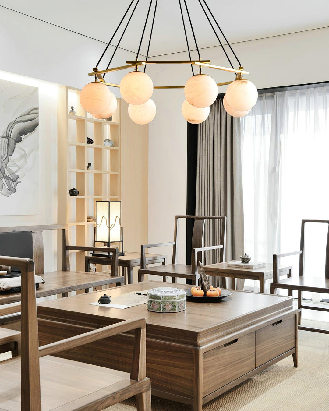 Miira Alabaster Chandelier — view 8