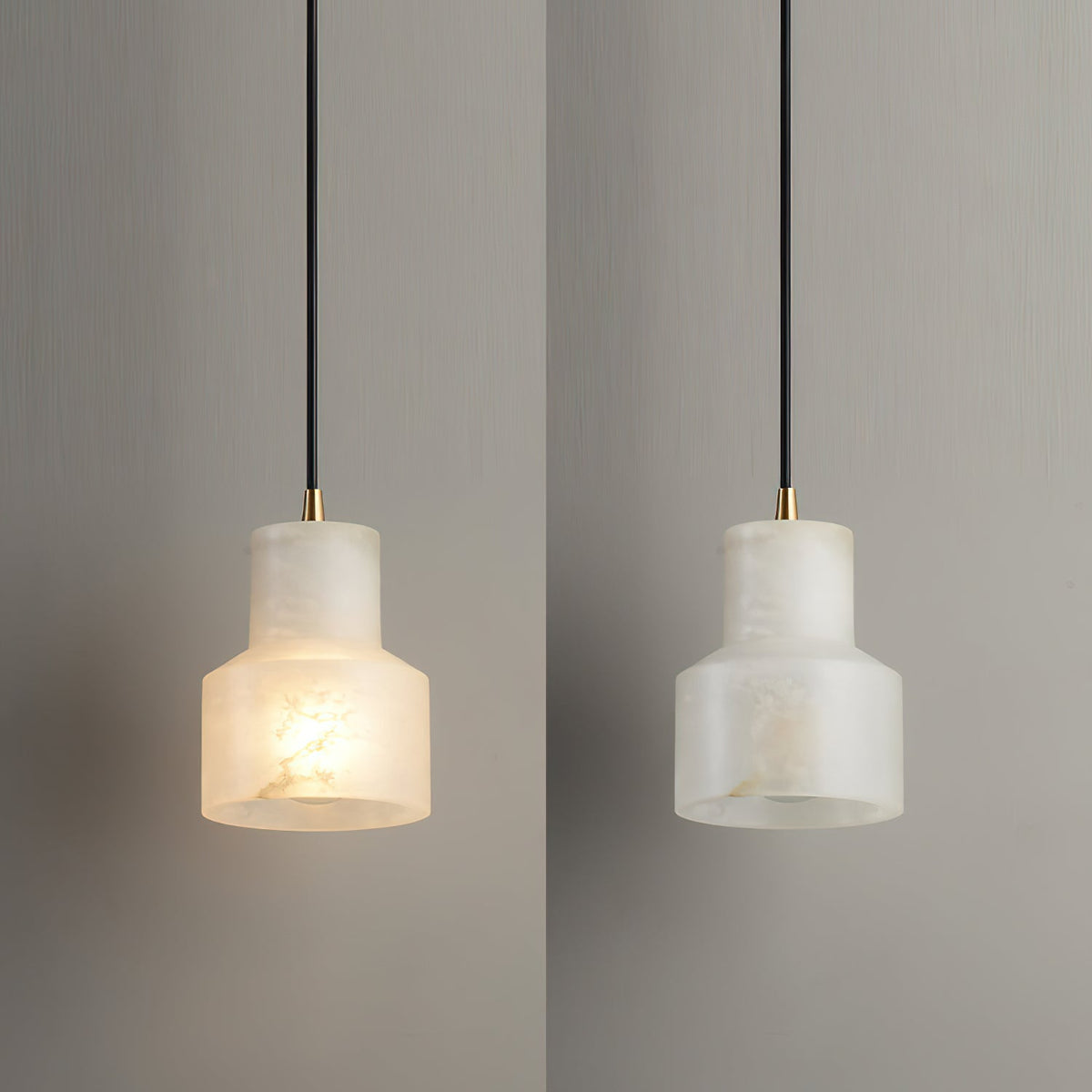 Millson Alabaster Pendnat Light — view 4