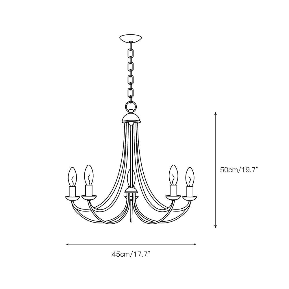 Mirren Chandelier — view 3