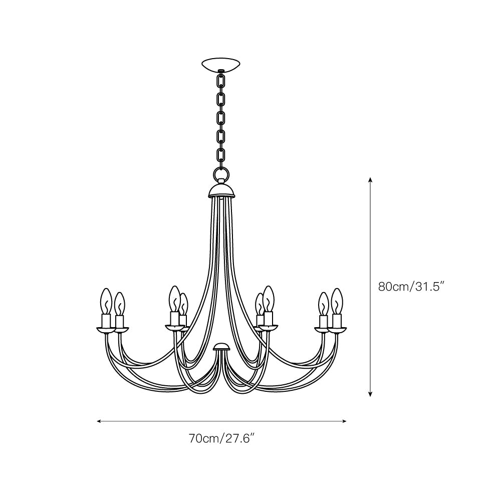 Mirren Chandelier — view 4
