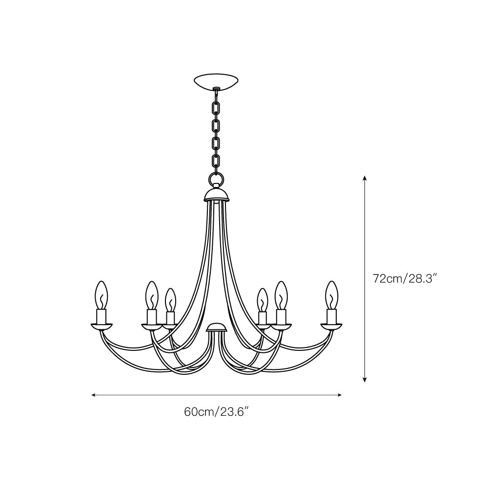 Mirren Chandelier — view 5