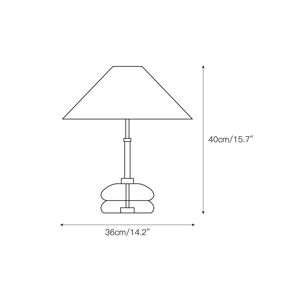 Mission Marble Table Lamp — view 3