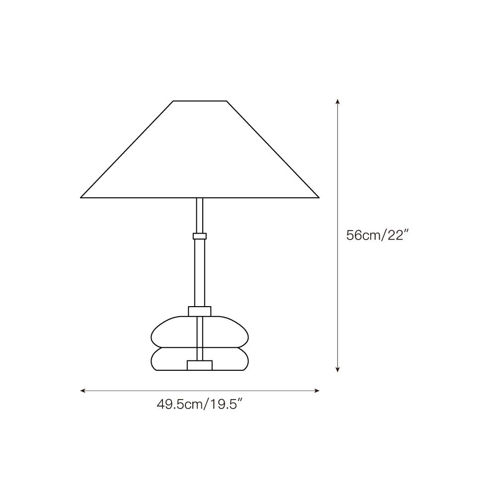 Mission Marble Table Lamp — view 4