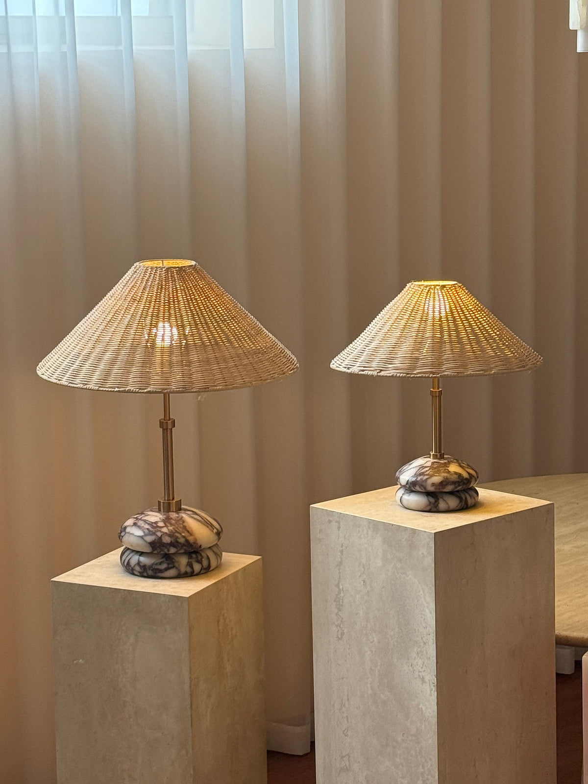 Mission Marble Table Lamp — view 2
