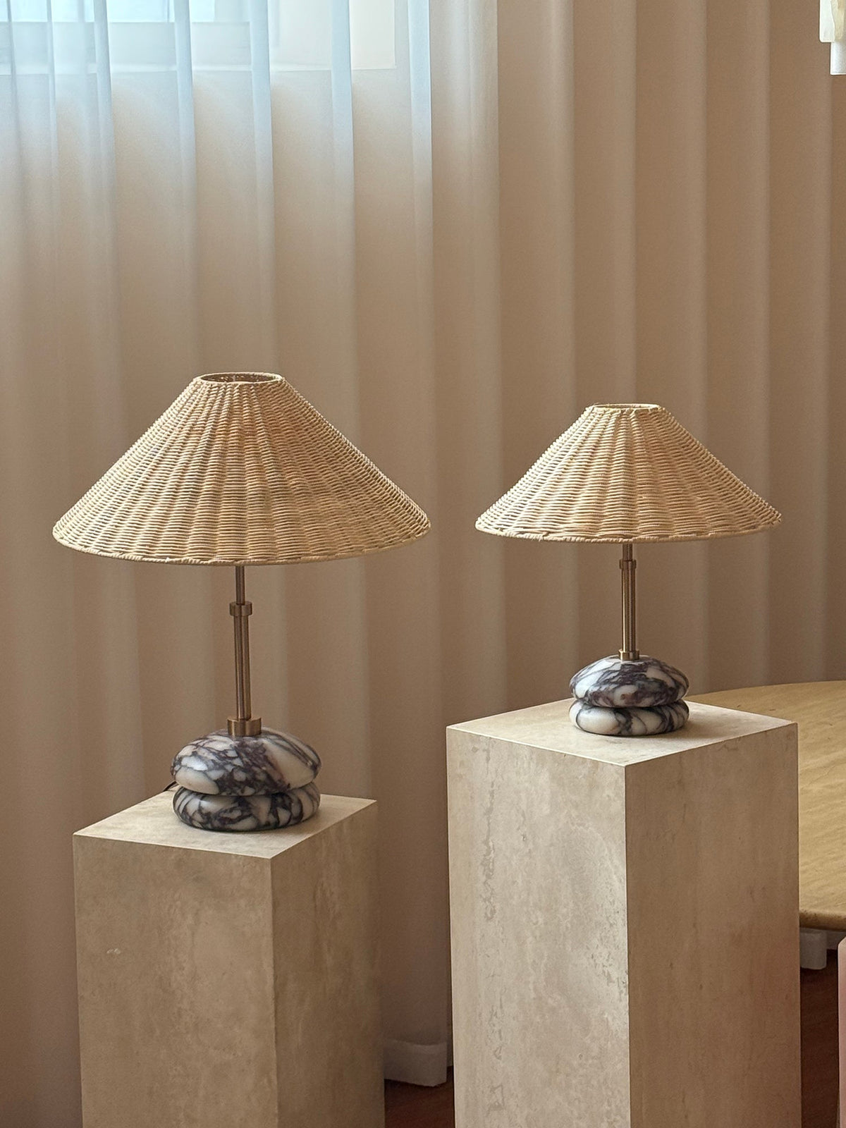 Mission Marble Table Lamp — view 5