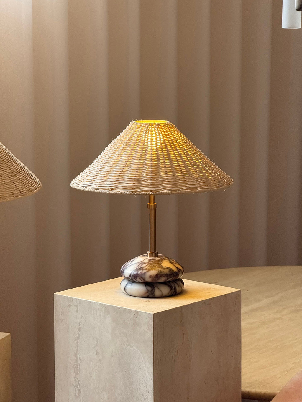 Mission Marble Table Lamp — view 6