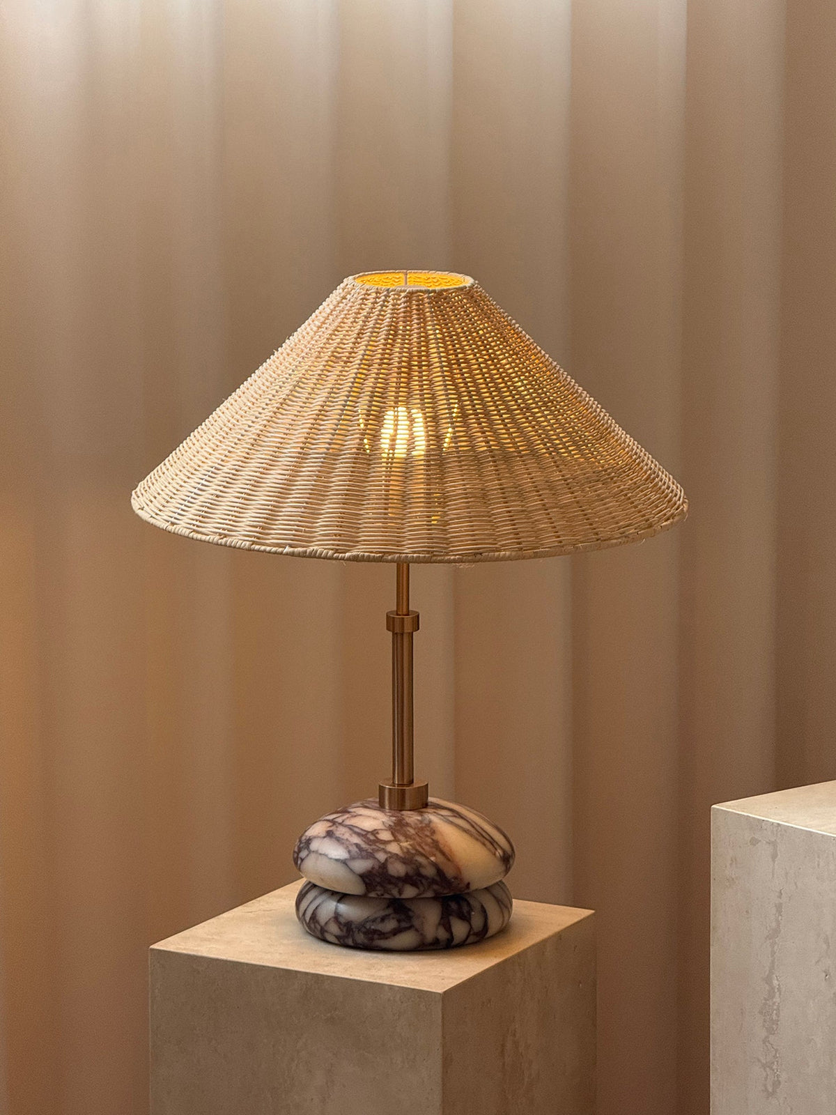 Mission Marble Table Lamp — view 7