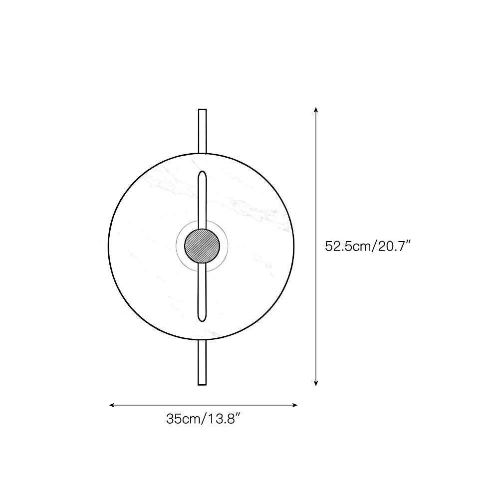 Mito Marble Wall Lamp — view 3