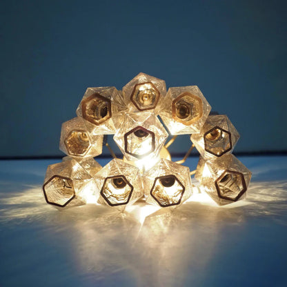 Murano Poliedri Smoked Glass Wall Sconces