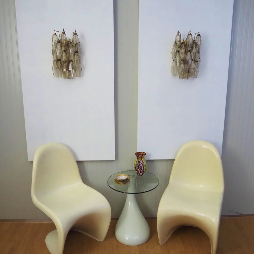 Murano Poliedri Smoked Glass Wall Sconces — view 9