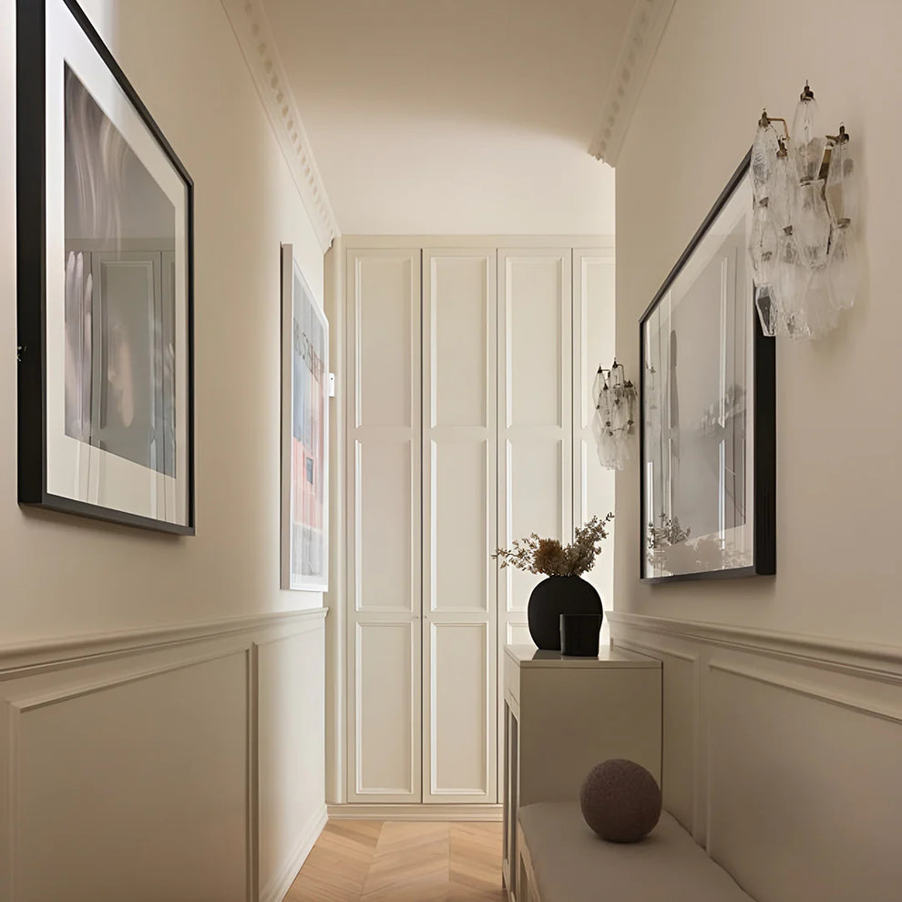 Murano Poliedri Transparent Glass Wall Sconces — view 10