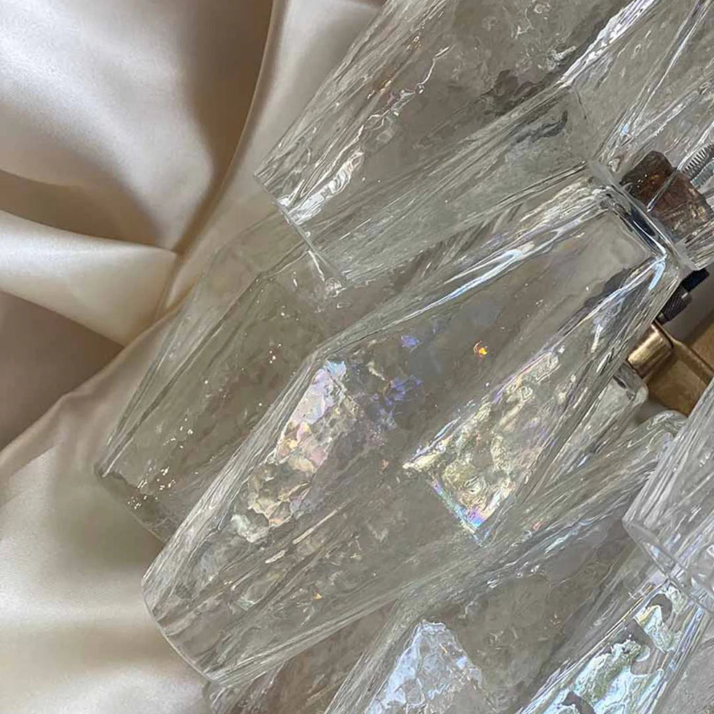 Murano Poliedri Transparent Glass Wall Sconces — view 22