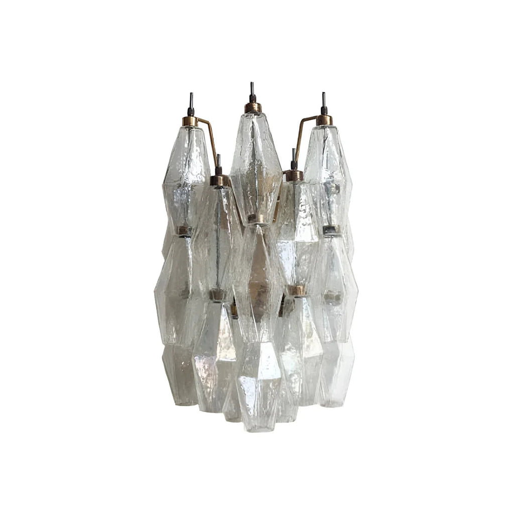 Murano Poliedri Transparent Glass Wall Sconces — view 32