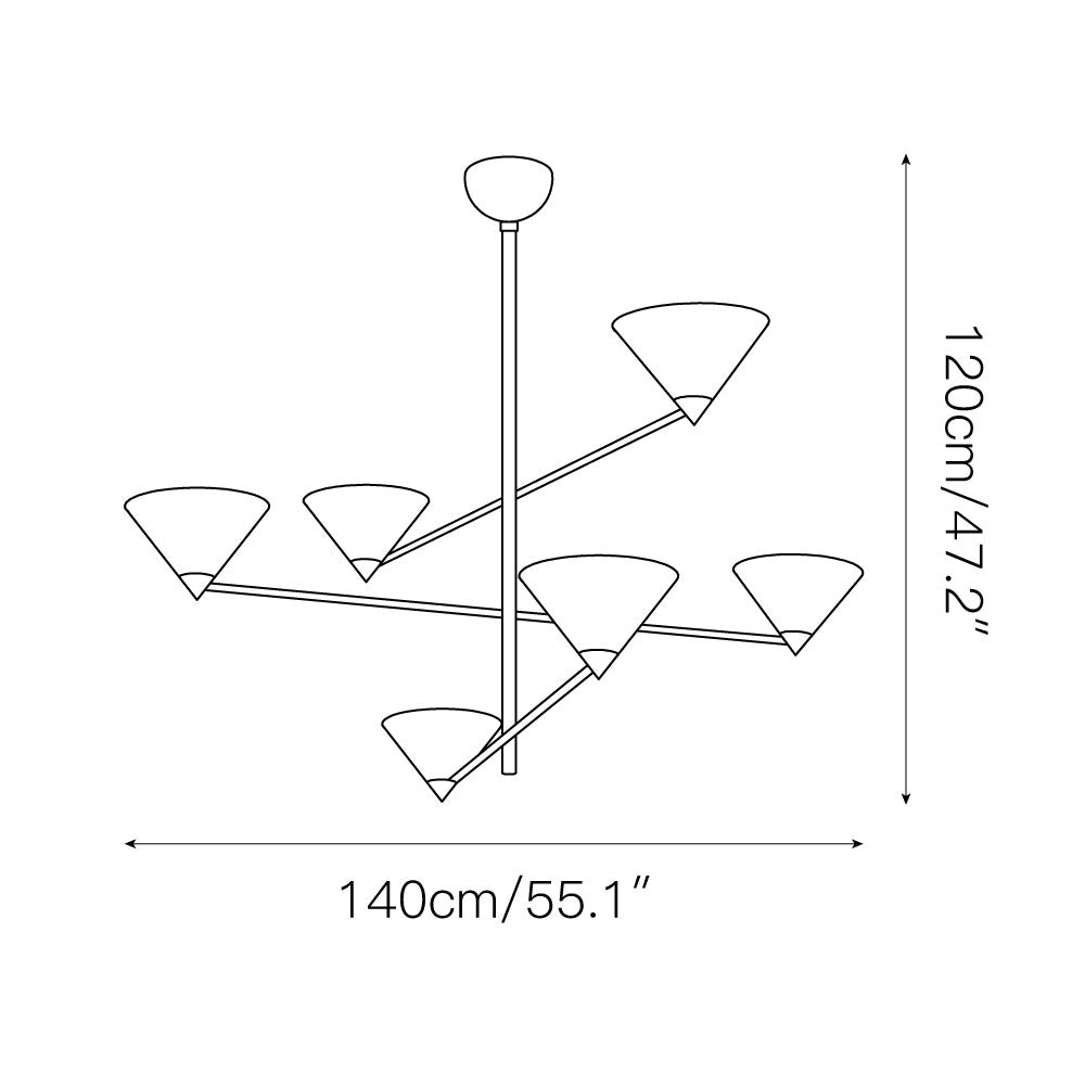 Nari Chandelier — view 3