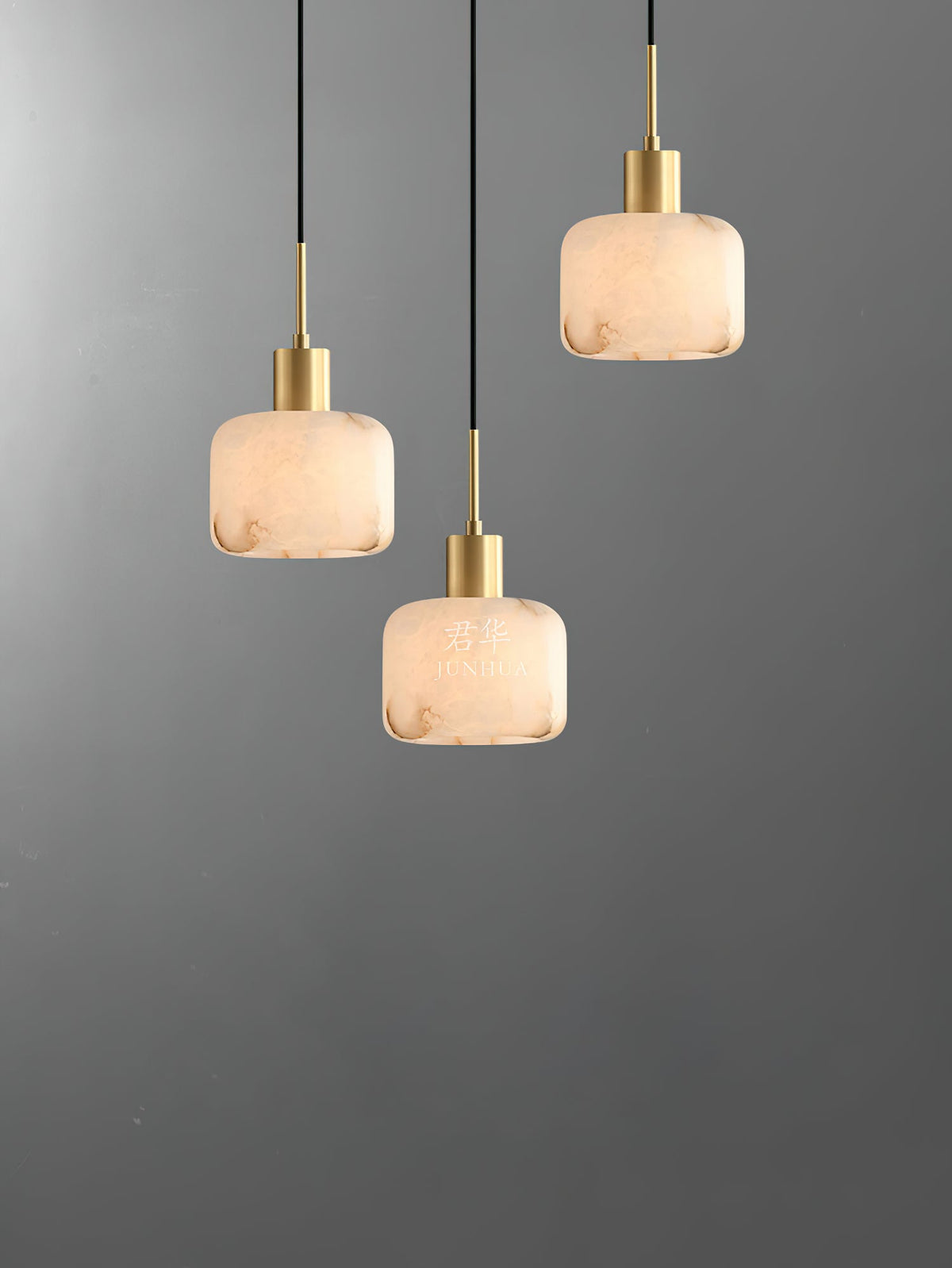 Natural Alabaster Small Pendant Light — view 13
