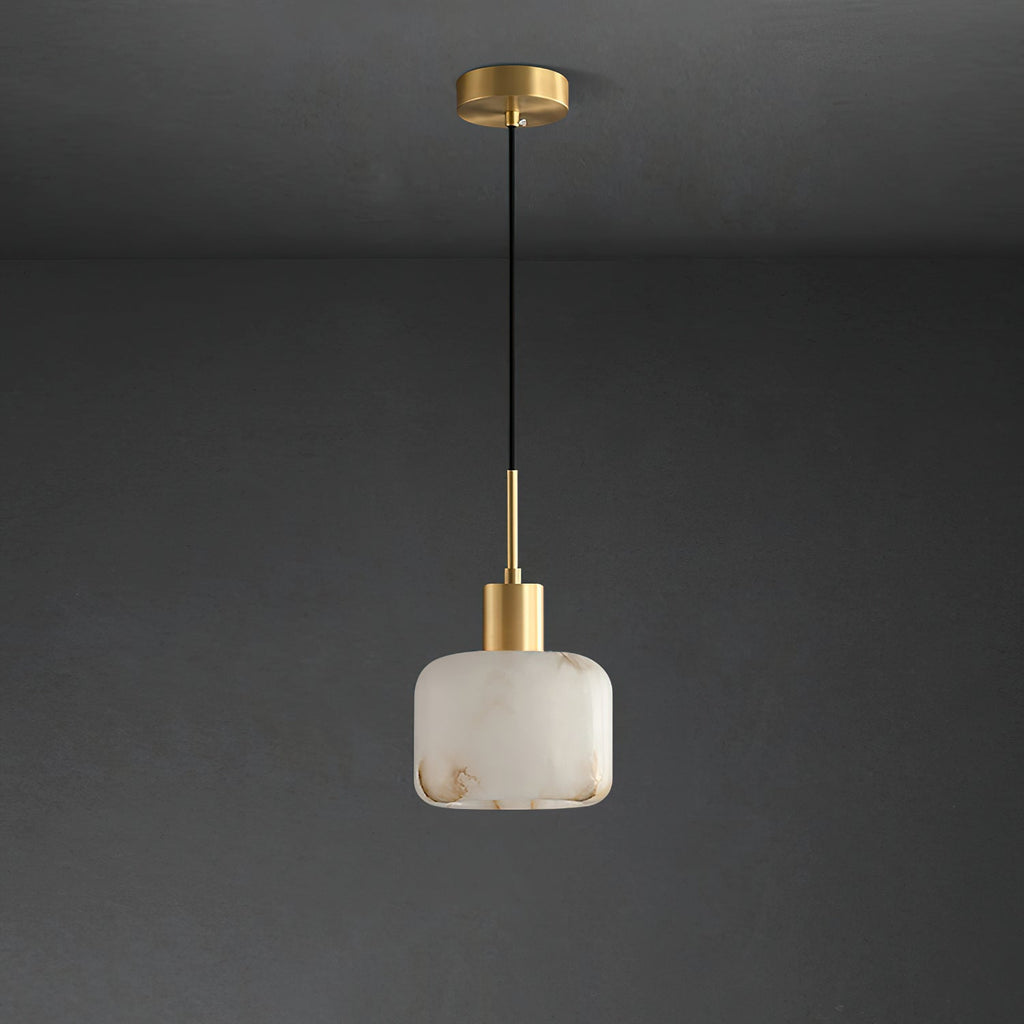 Natural Alabaster Small Pendant Light — view 15