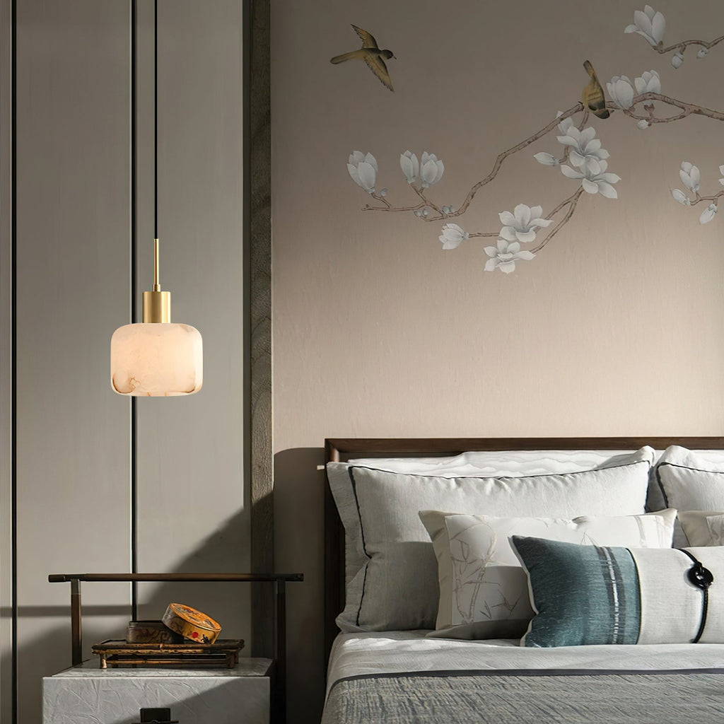 Natural Alabaster Small Pendant Light — view 5