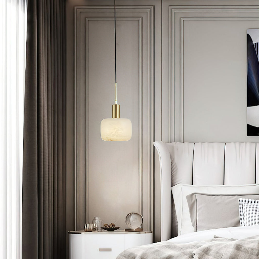 Natural Alabaster Small Pendant Light — view 6