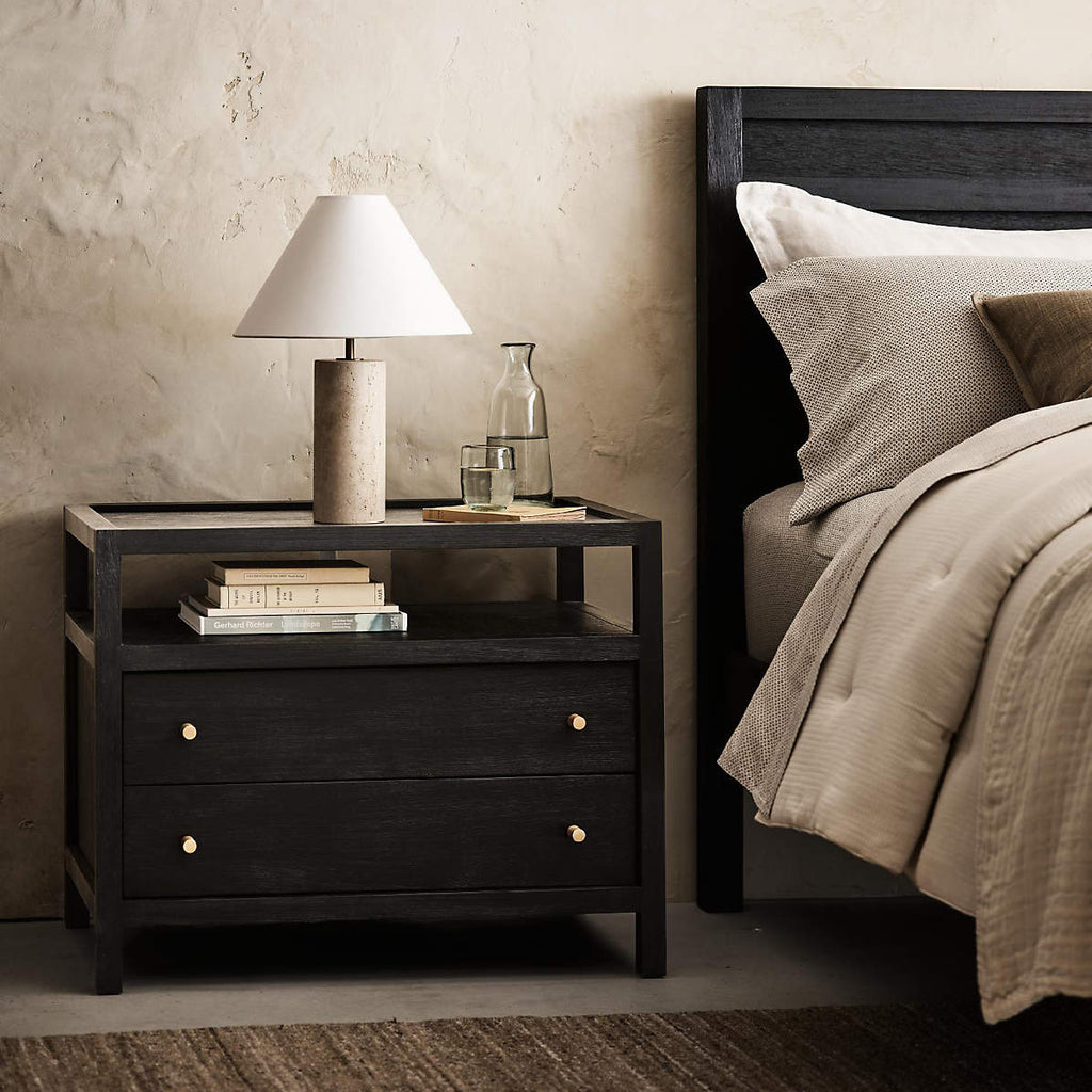 Navagio Travertine Table Lamp — view 2