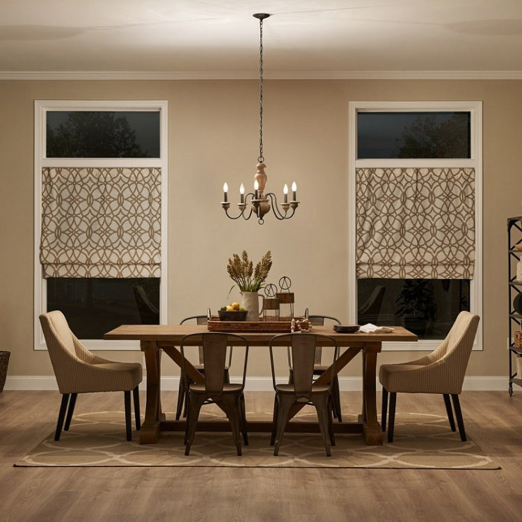 Neddy Wood Chandelier — view 11