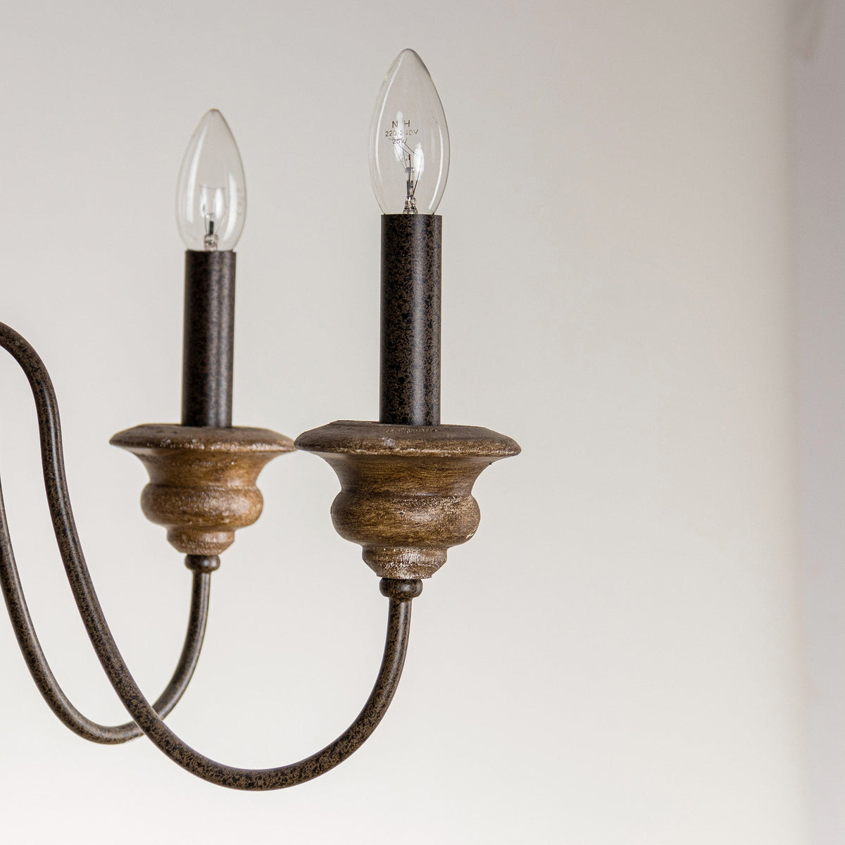 Neddy Wood Chandelier — view 16