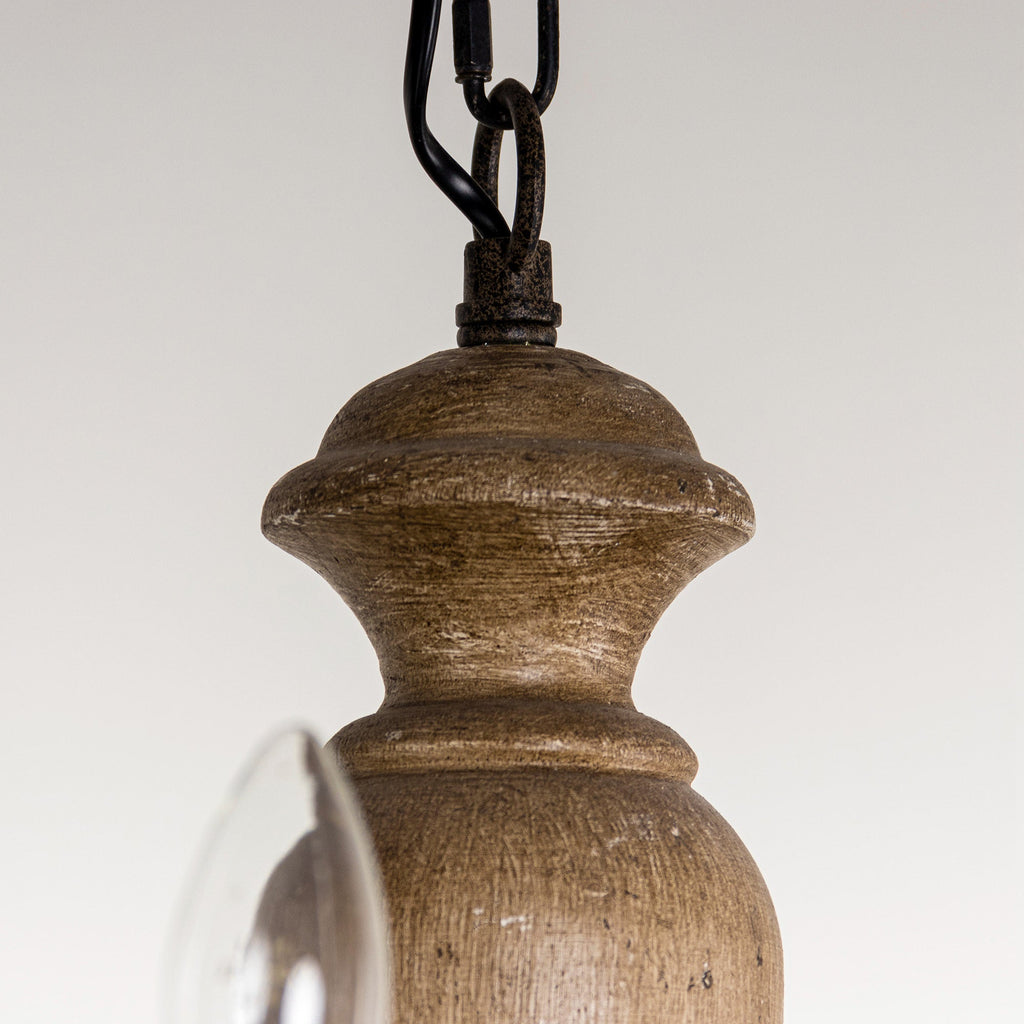 Neddy Wood Chandelier — view 17
