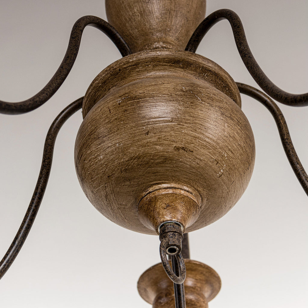 Neddy Wood Chandelier — view 18