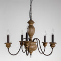 Neddy Wood Chandelier — view 13