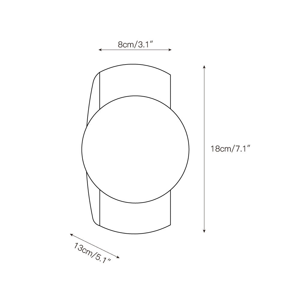 Neptune Travertine Wall Lamp — view 3
