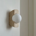 Neptune Travertine Wall Lamp — view 2