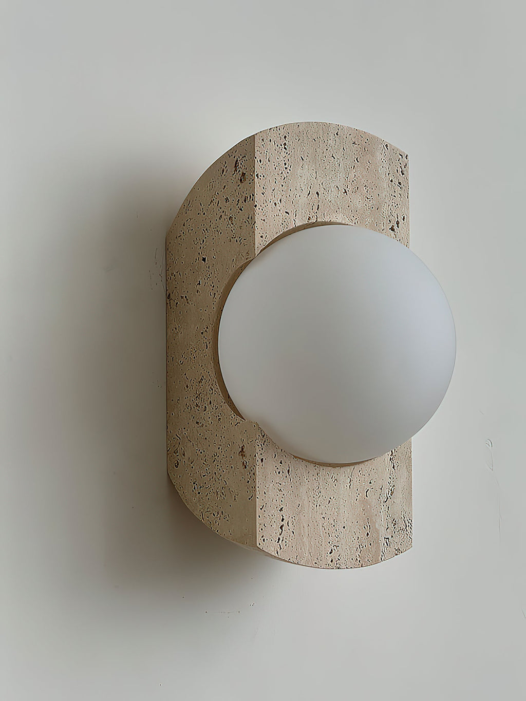 Neptune Travertine Wall Lamp — view 7