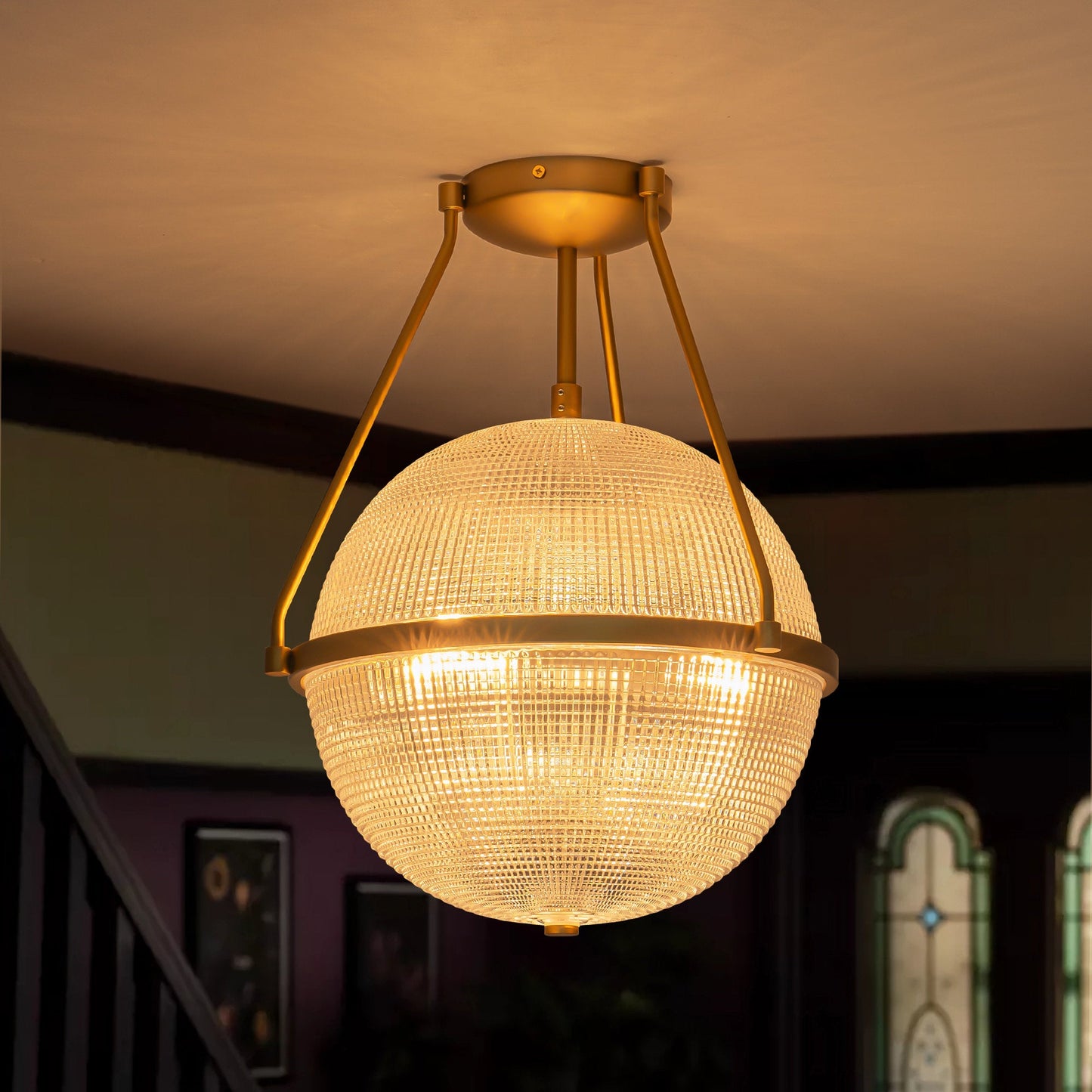 Neven Glass Ceiling Lamp