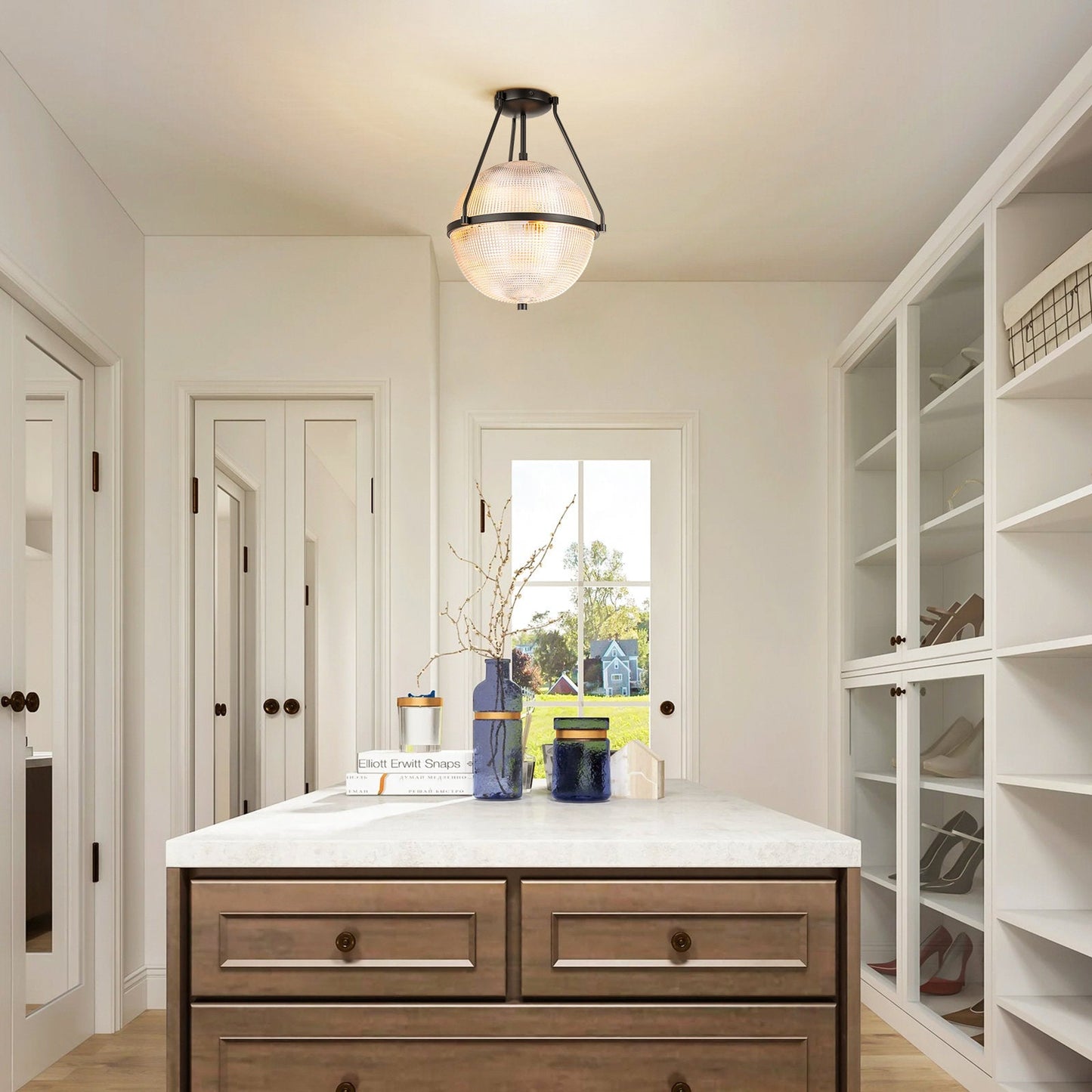 Neven Glass Ceiling Lamp