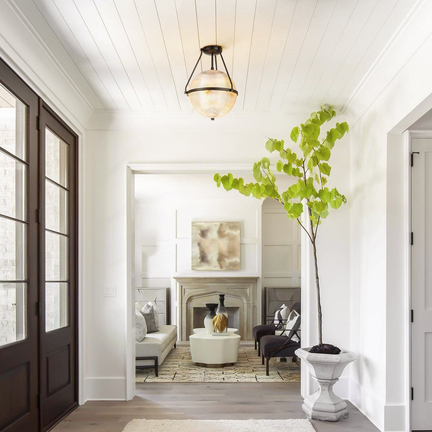 Neven Glass Ceiling Lamp