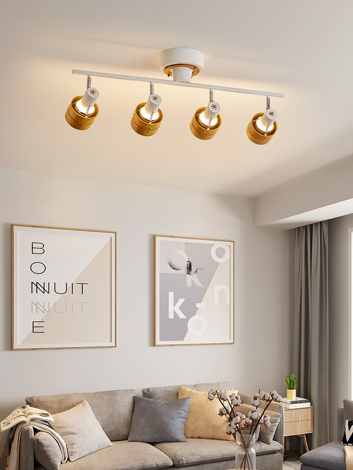 Nordic Cylindrical 4-Light Spotlight — view 12