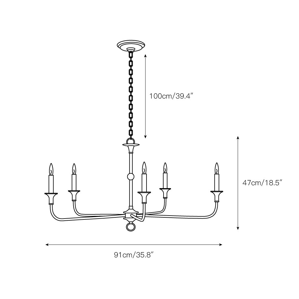 Cecil Chandelier — view 3