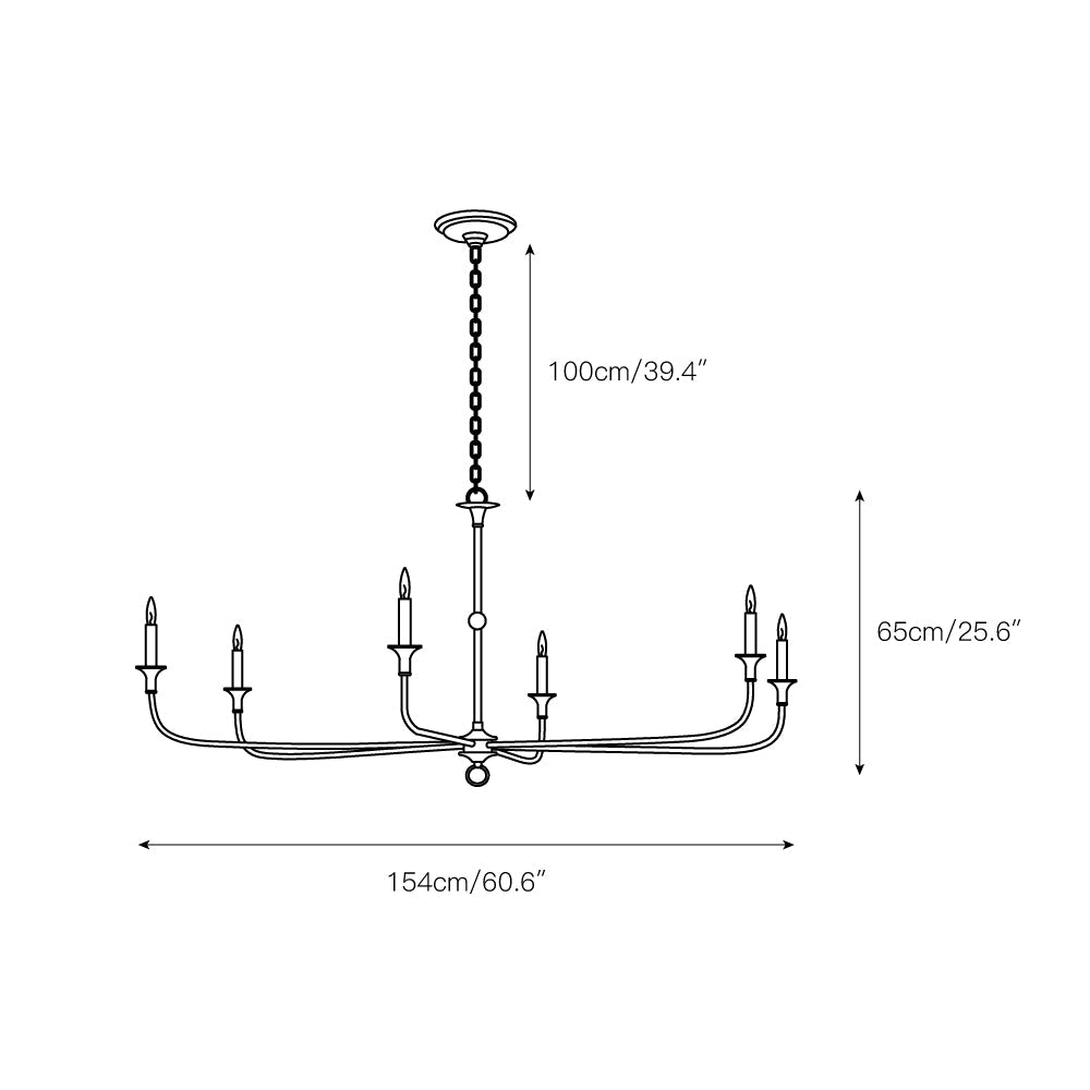 Cecil Chandelier — view 4