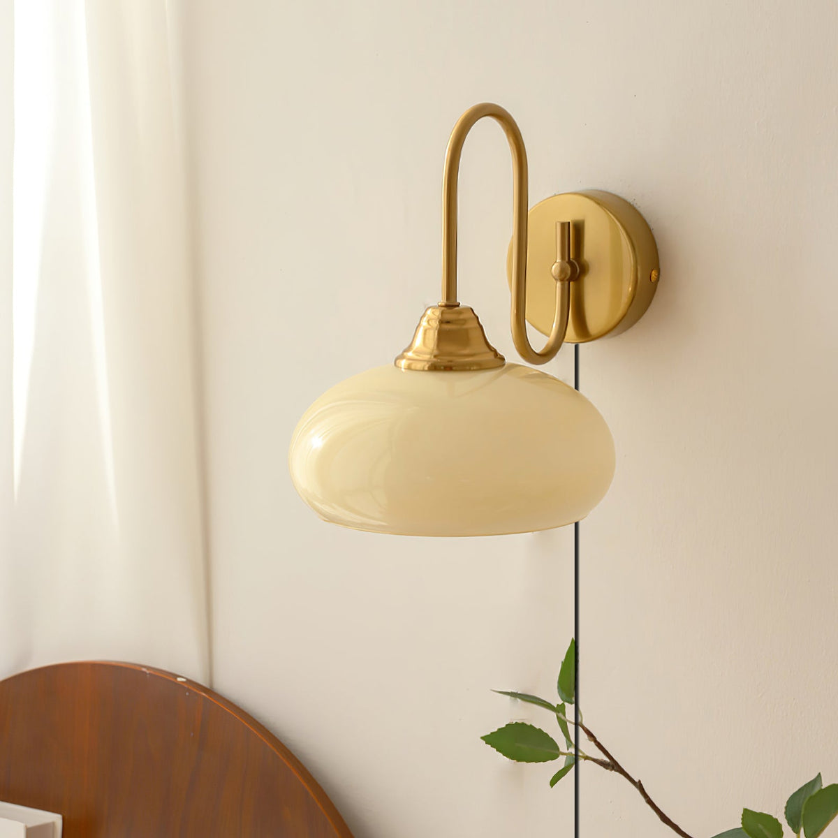 Nova Glass Plug-in Wall Lamp — view 12