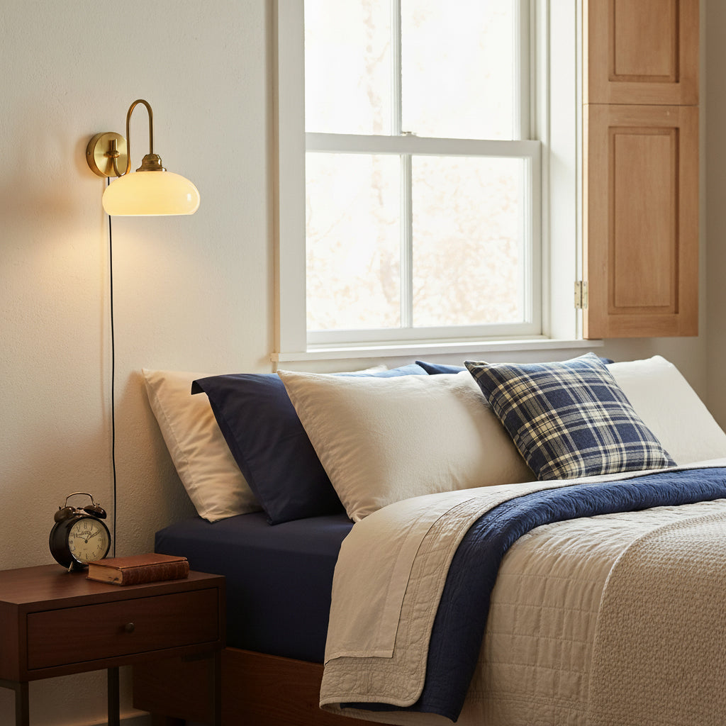 Nova Glass Plug-in Wall Lamp — view 5