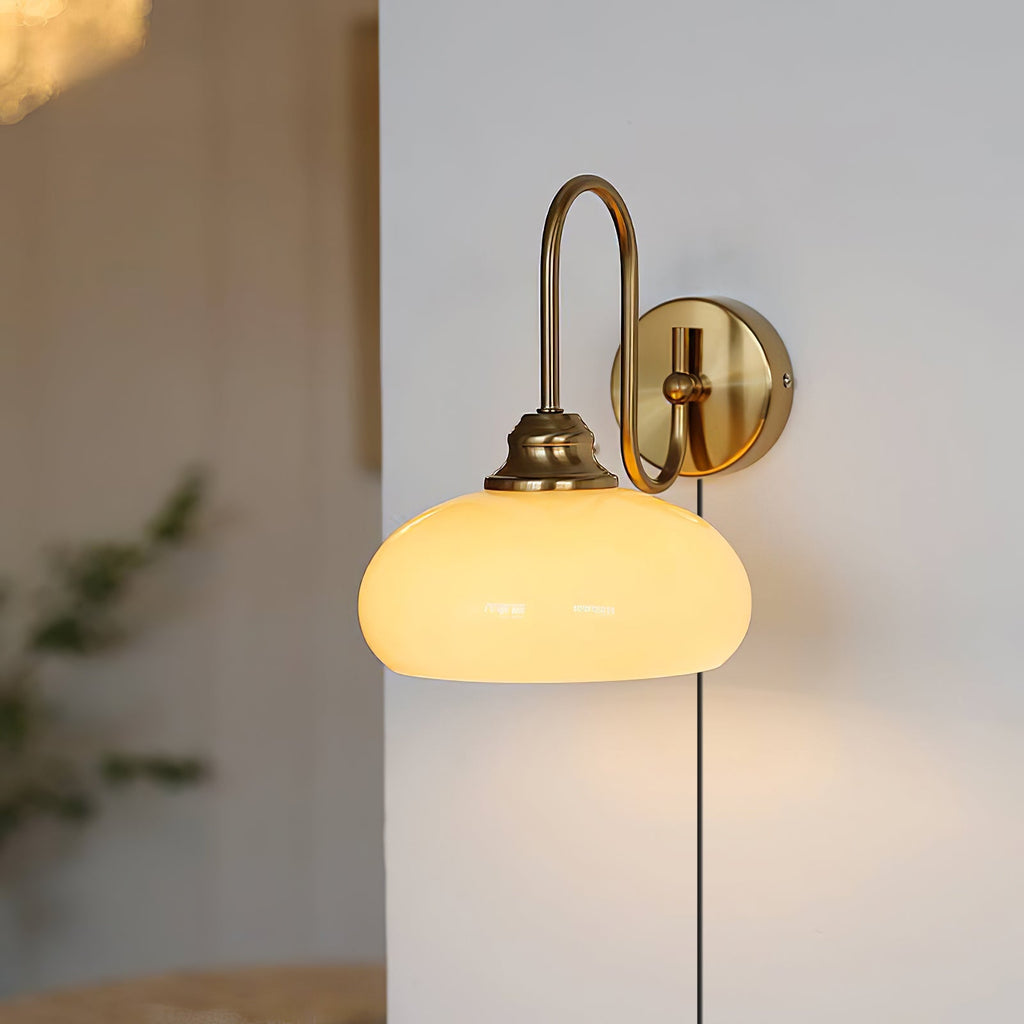 Nova Glass Plug-in Wall Lamp — view 2