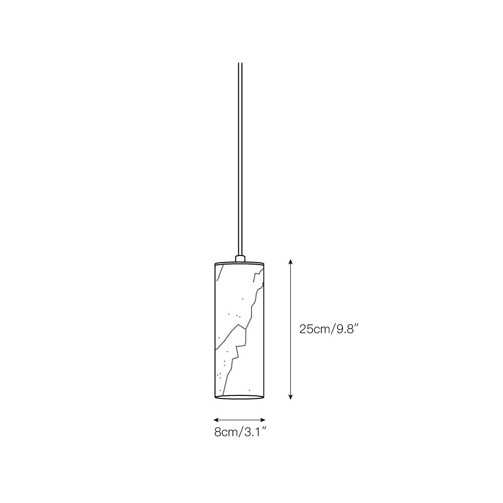 Nula Vertical Pendant Light — view 3
