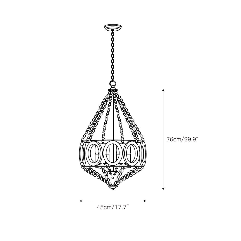 Oglesby Chandelier — view 3