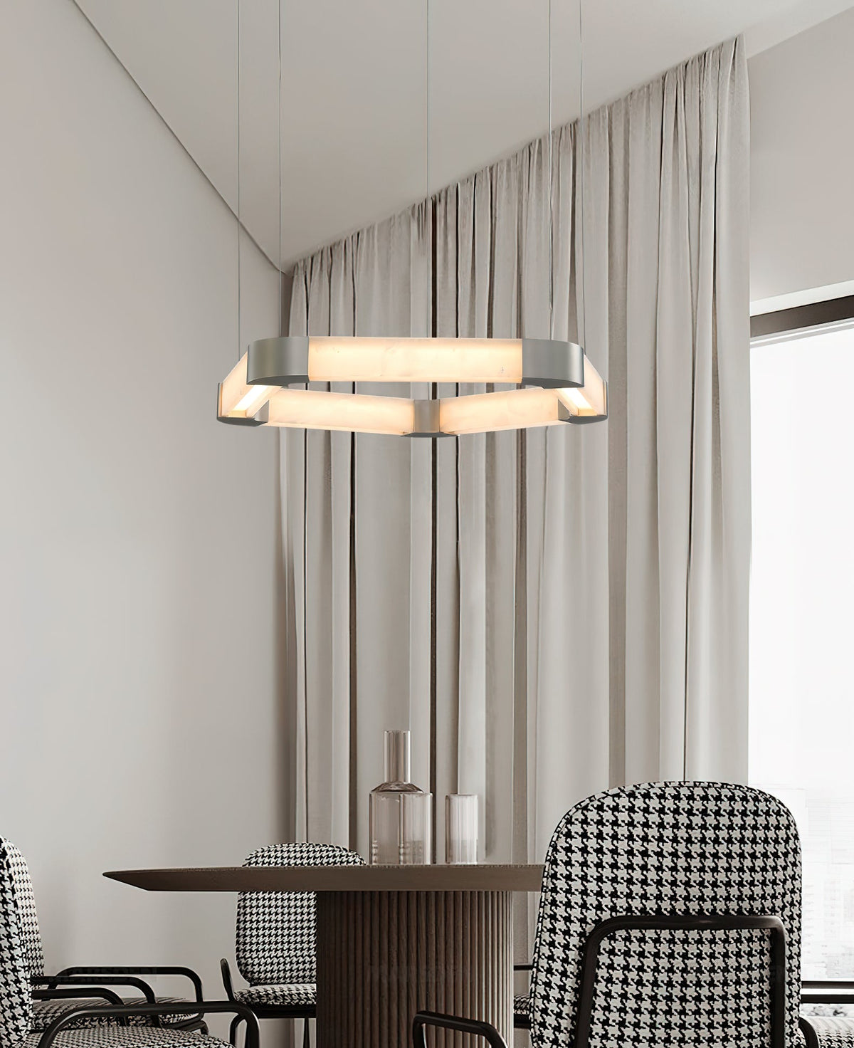 Ola Single Ring Chandelier — view 8