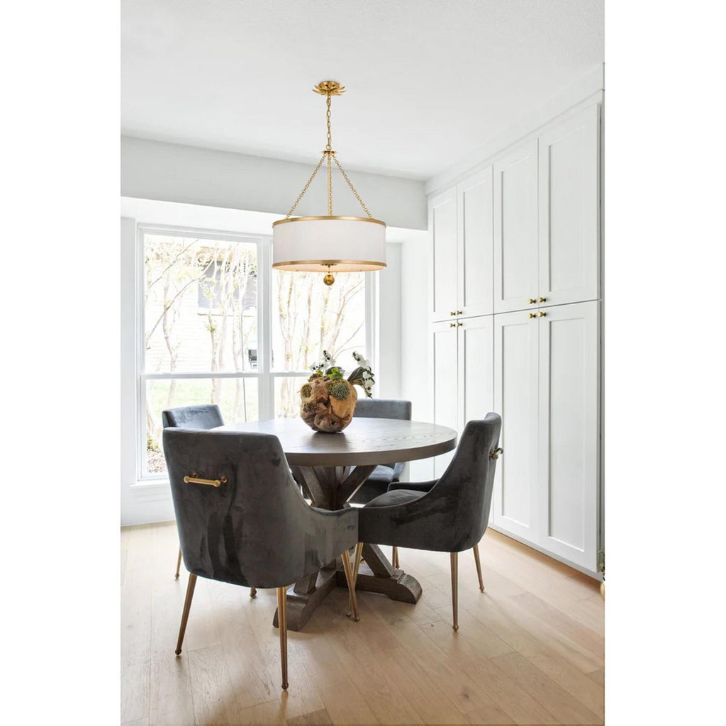 Olive Leaf Drum Pendant Lamp — view 10