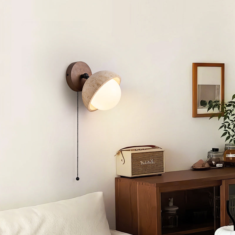Ollina Travertine Wall Lamp — view 2