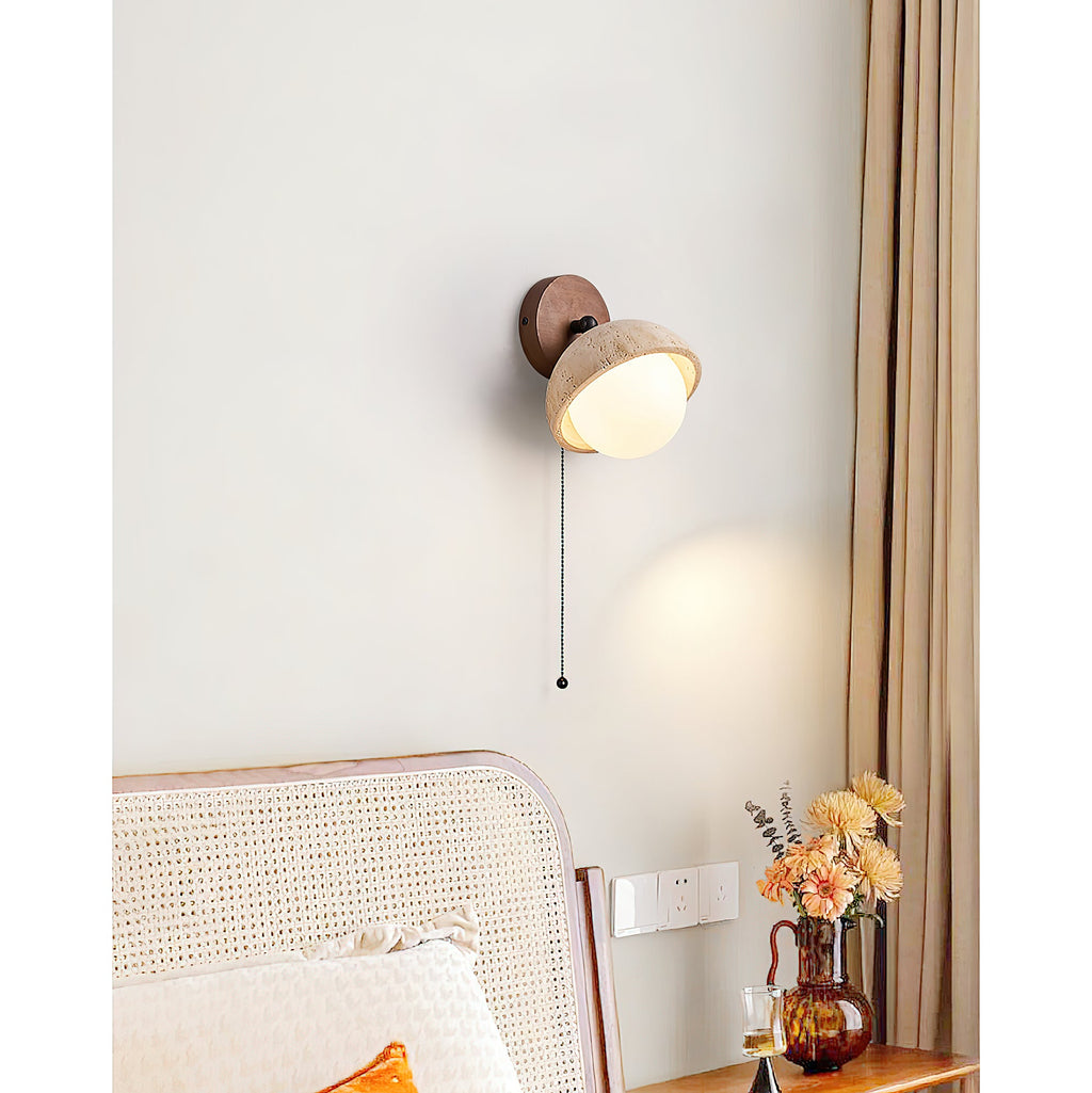 Ollina Travertine Wall Lamp — view 7