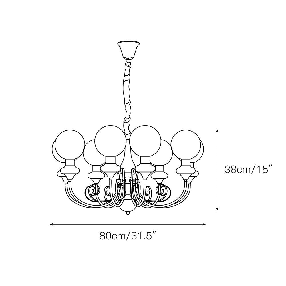 Onyx Chandelier — view 4