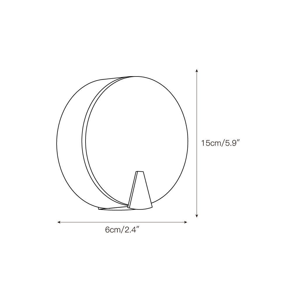 Ophelia Alabaster Round Sconce — view 3